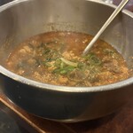 炭や - ユッケジャンスープ