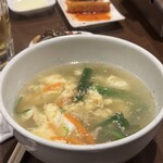Yakiniku Horumon Kaneya - 卵スープ