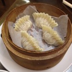 海上海 - フカひれ入り蒸し海老餃子（６５０円）