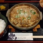 ハシャブ釜めし店 - 煮かつ定食 1100円