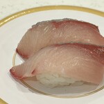 かっぱ寿司 堺美原店 - 活〆寒ぶり（132円）