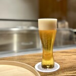 温石 - このビールグラス、薄くて飲み心地抜群！