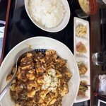 中華 虎楼 - 牡蠣の麻婆豆腐定食