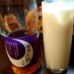 青空カリー - 梅酒ラッシー（熟成梅酒で）