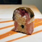 鮨 唐島 - 鯖の棒寿司