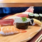 しほう田 - にぎり鮨ランチ … ¥1,300円（税込）