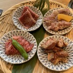 Yakiniku Nando - 特製NANDO盛り定食  半分は鶏肉