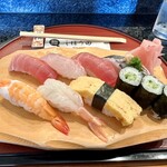 しほう田 - にぎり寿司ランチ…1100円(税込)※2024年より1300円