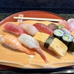 しほう田 - にぎり寿司ランチ…1100円(税込)※2024年より1300円(税込)