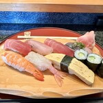 しほう田 - にぎり寿司ランチ…1100円(税込)※2024年より1300円