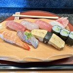 しほう田 - にぎり寿司ランチ…1100円(税込)※2024年より1300円(税込)