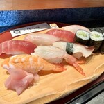 しほう田 - にぎり寿司ランチ…1100円(税込)※2024年より1300円