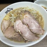 極肉麺 たいし - 中肉麺（野菜少なめ）