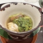 TOMONO - 【 白子のスープ 】　フカヒレ