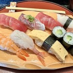 しほう田 - にぎり寿司ランチ…1100円(税込)※2024年より1300円