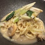 TOMONO - 【 あさりの煮込み蕎麦 】