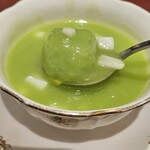 創作料理 YAESU BISTRO - 海鮮つみれの菊花翡翠スープ