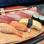 しほう田 - にぎり寿司ランチ…1100円(税込)※2024年より1300円