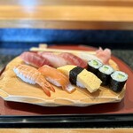 しほう田 - にぎり寿司ランチ…1100円(税込)※2024年より1300円