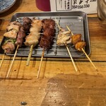 Yakitori Nishidajou - 串焼き6点セット