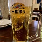 米心 - ビールで乾杯