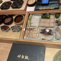 伊勢鮨 - ねたケース左側
