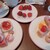 フレンチビストロ ル ドール - 料理写真:初回テーブルが狭いのでまずはスイーツ2箇所からと苺
