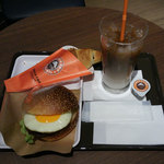 サンマルクカフェ - ランチバーガーセット（670円）