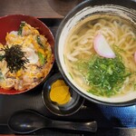 くら川 - かけうどん ミニ親子丼