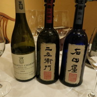 トラットリア・アルベロ - 石田屋と仁左衛門　純米大吟醸　限定品　黒龍酒造　　2004 MEURSAULT-CHARMES DOMAINE DES CONTES LAFON