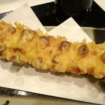 極浄うどん うだま - 2013.12釜玉＋ちくわ天トッピング