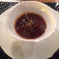 横浜うかい亭 - フォアグラのフラン トリュフソース
