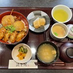 浜菜坊 - 牡蠣カバ丼定食