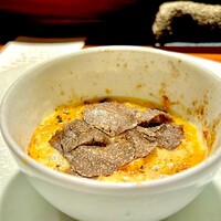 TACUBO - オレンジ白菜と熊野地鶏のグラタン　黒トリュフが香りますね