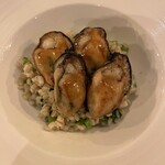 ランタン・ルージュ - 牡蠣のポワレ＆大麦リゾット