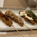 さば料理専門店 SABAR+ - 「さばの串カツ4種盛り合せ」980円