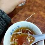 光華飯店 - 付け合わせのスープ