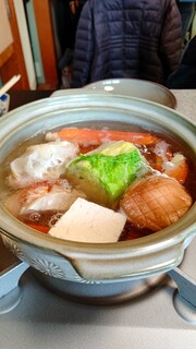 Yamada ya - 特選本ずわい蟹のかにすき！
                        白菜は予め下茹でしてあります！