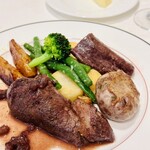 北島亭 - 肉主菜 蝦夷鹿のロースト