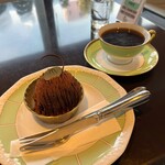 Chocolatier Masale - コーヒーとモンブラン
