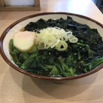 そばの神田 東一屋 - アサソバビンボー！　
      朝そば＋わかめ！