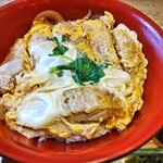 天竜そば こたけ庵 - セットのカツ丼