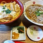 天竜そば こたけ庵 - カツ丼ランチ￥1078