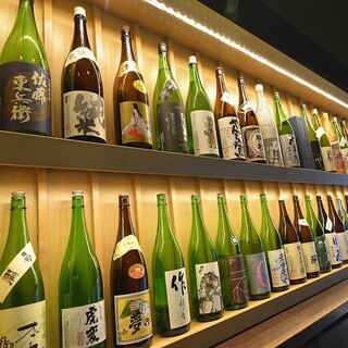 Seasonal sake and seasonal recommended menu