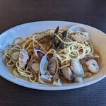 はっぴーすまいる - 海の幸のペペロンチーノ