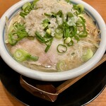 焙煎味噌ラーメン寿宝丸 - 寿宝丸背脂ラーメン＋青ネギトッピング①