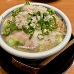 焙煎味噌ラーメン寿宝丸 - 寿宝丸背脂ラーメン＋青ネギトッピング②