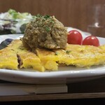 キッチン ブルー グローブ - 茸のデュクセルは山盛り！