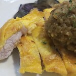 キッチン ブルー グローブ - ロースピカタの断面