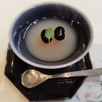 吉祥 吉祥寺店 - デザートのグレープフルーツゼリー。、、、そして肝心なしゃぶしゃぶ御膳の写真を撮り忘れた笑